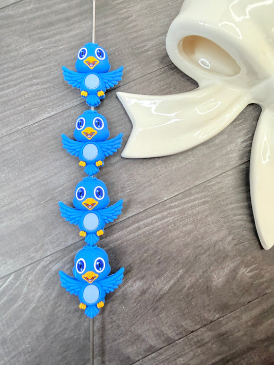 Blue bird focal