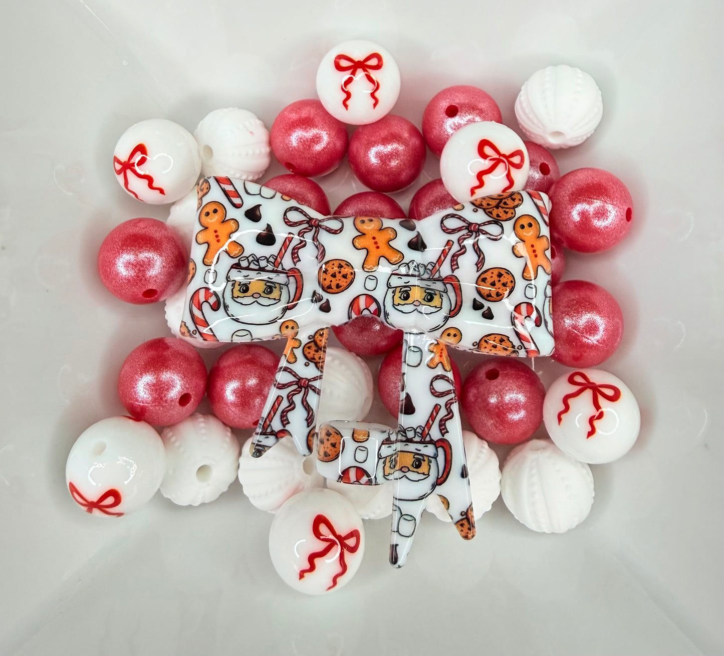 Liquid Milk & Cookies strawtopper bow
