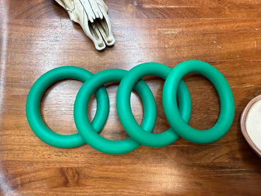 65mm forest green rings