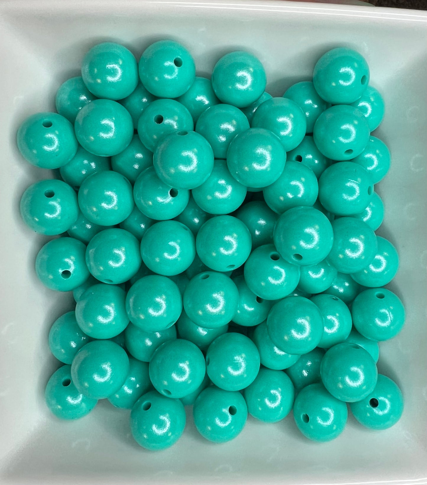 15mm Opal Turquoise bead