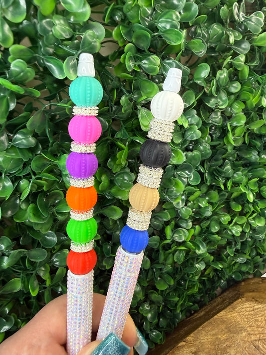 15mm Embossed silicone beads •Exclusive•