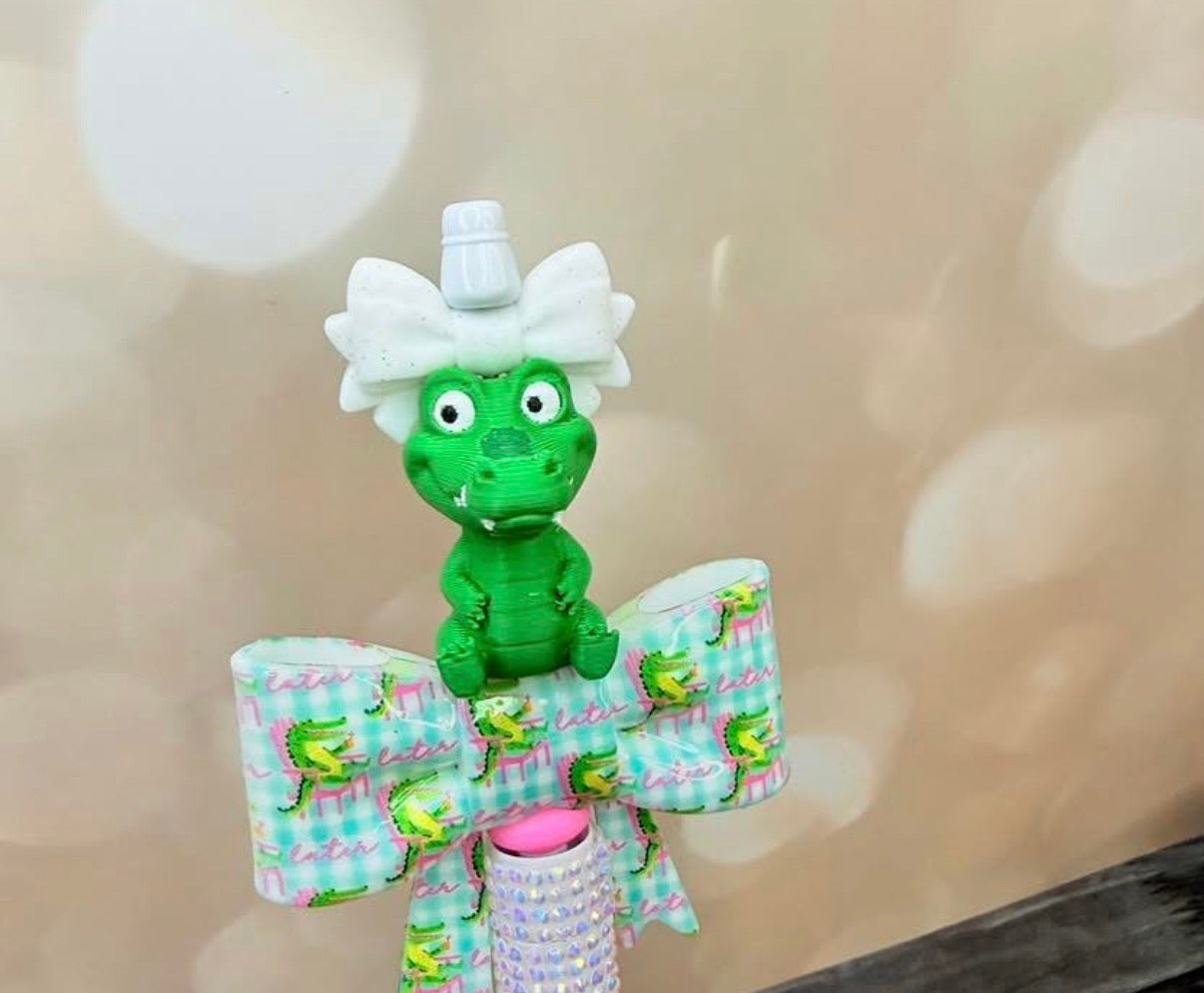3D printed Ali the alligator focal (not silicone)