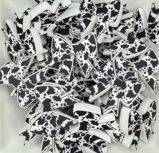 Cowhide printed bow Focal Exclusive