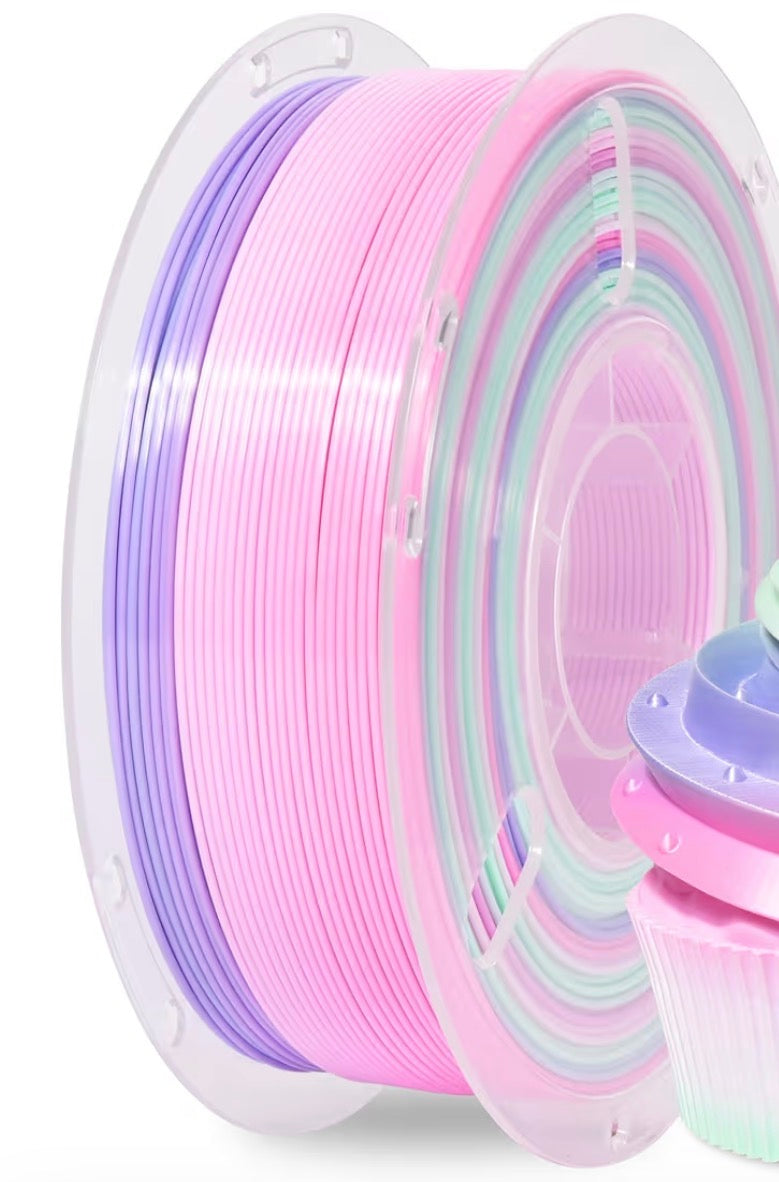 3D printed swirl pastel Octa the octopus focal (not silicone) disclaimer‼️ swirl will vary in colors as it’s a swirl and can change as we print