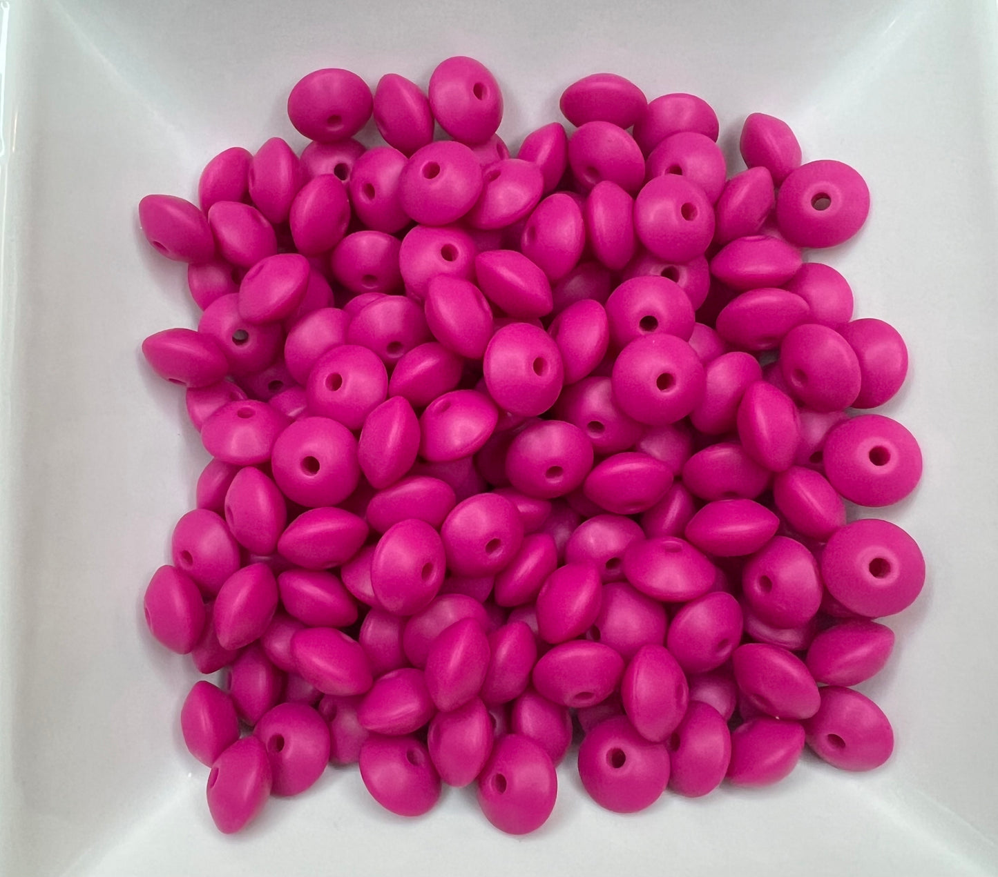 12mm Deep magenta lentils