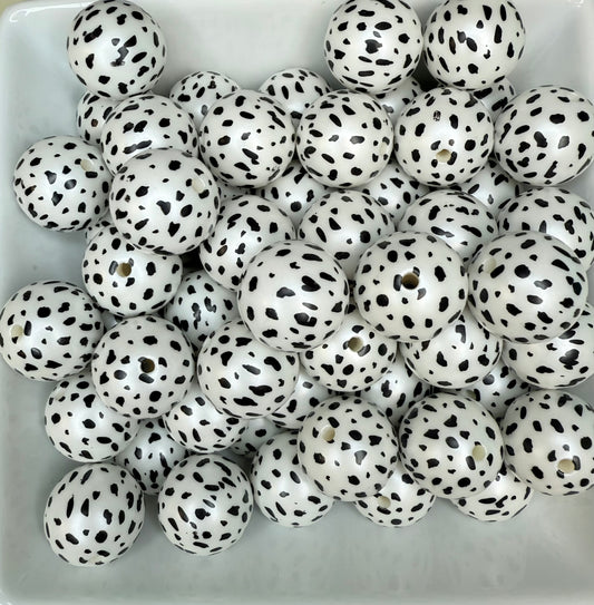 20mm Spotted acrylic beads