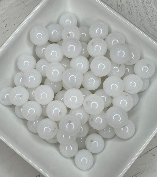 15mm Clear silicone beads