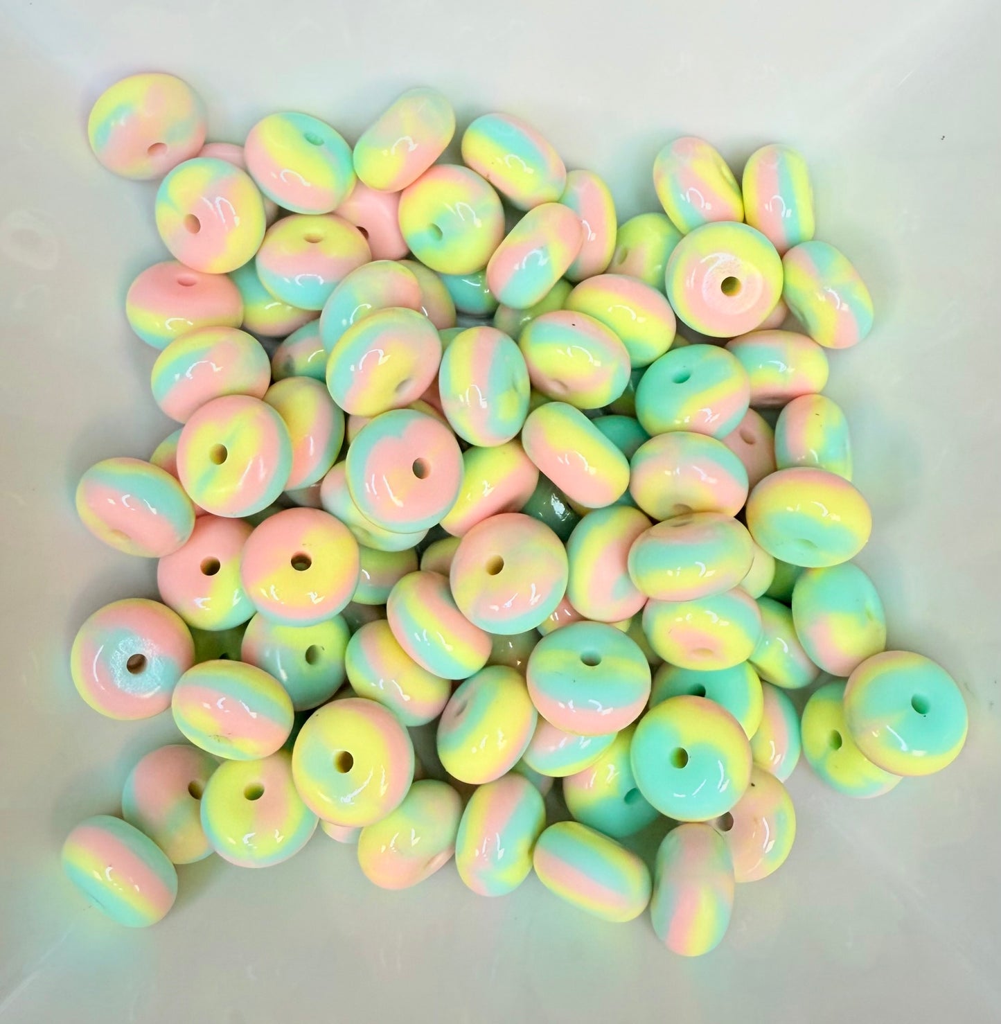 14mm liquid pastel cotton candy abacus (pack of 5)