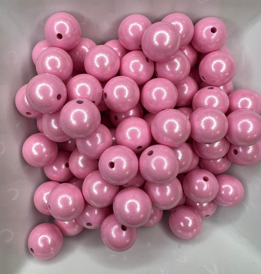 15mm opal pretty in pink silicone bead