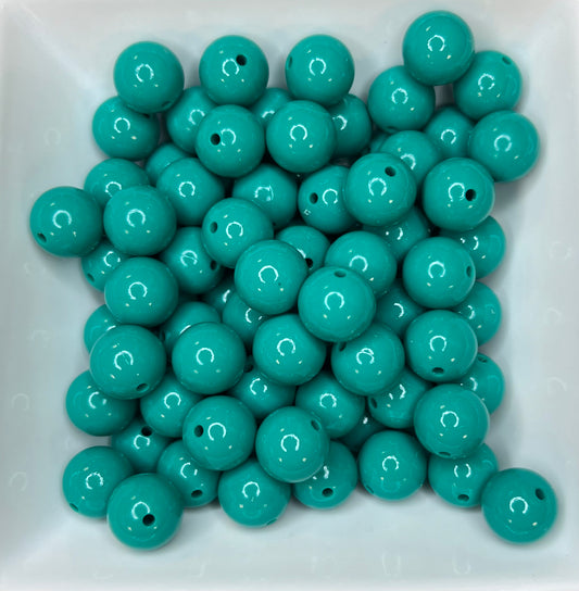 15mm Emerald Liquid Bead