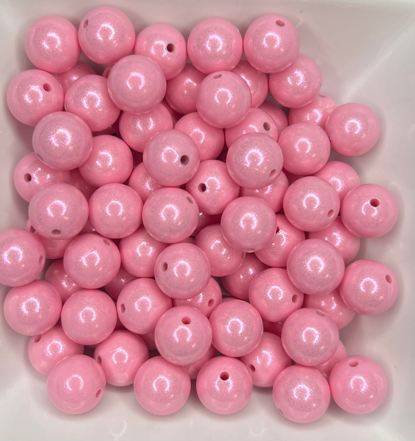 15mm Opal pink bead