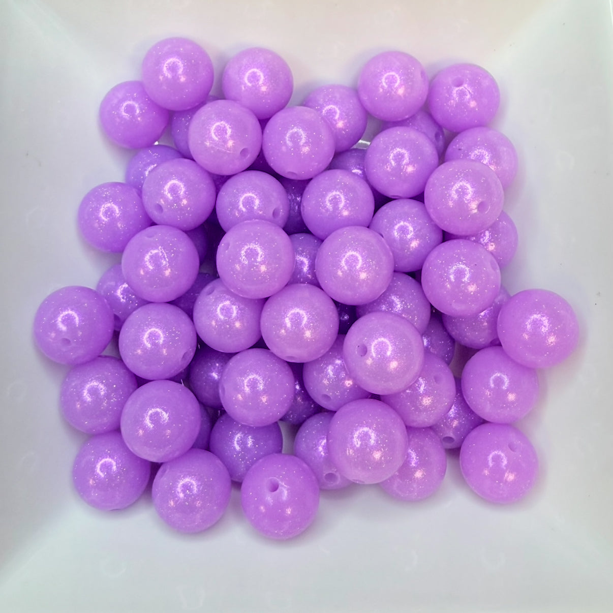 15mm Opal Glitter Summer silicone beads