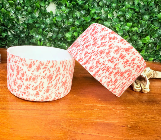 Autumn coral floral tumbler boots