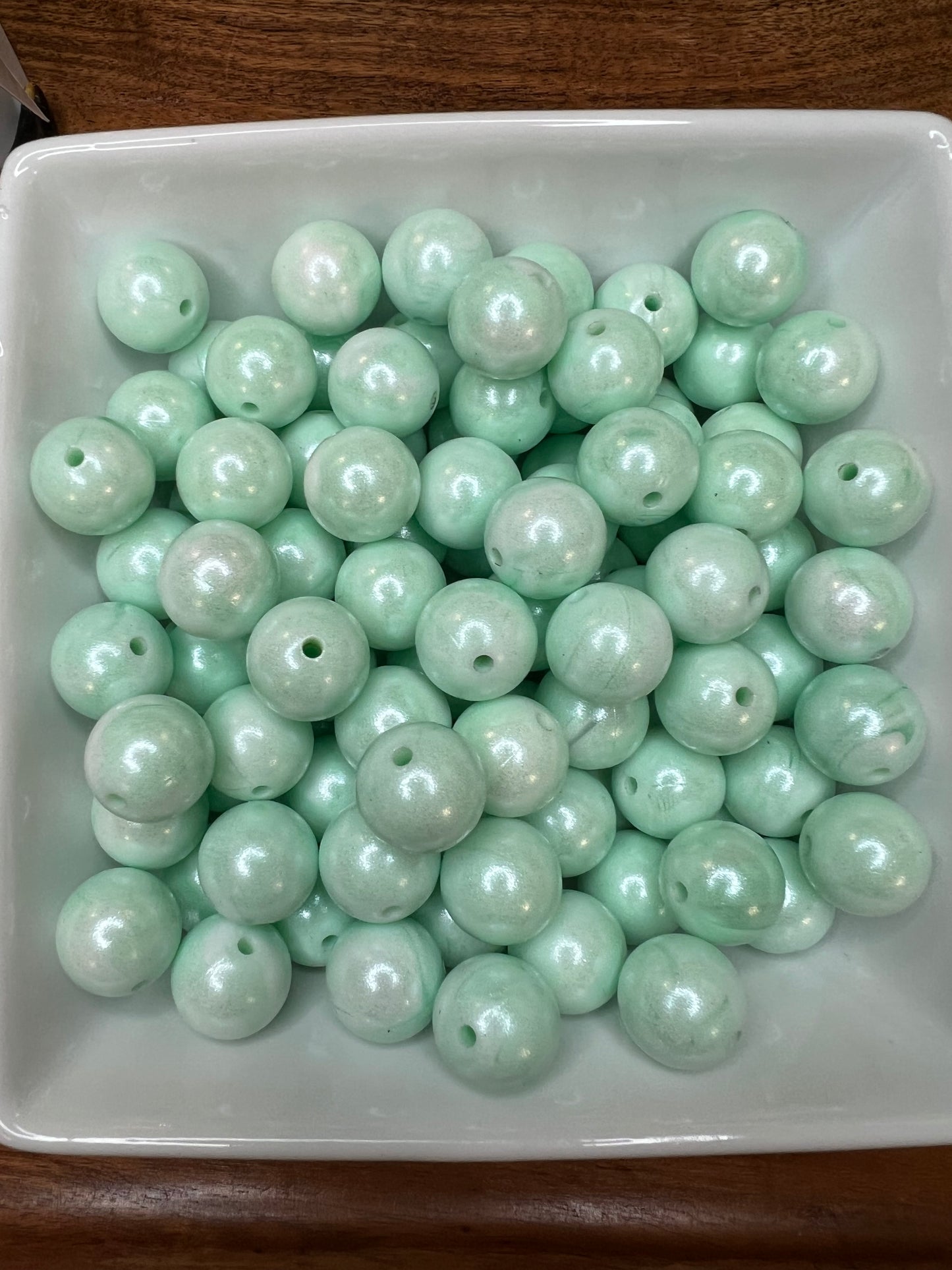 15mm OPAL Pastel Mint