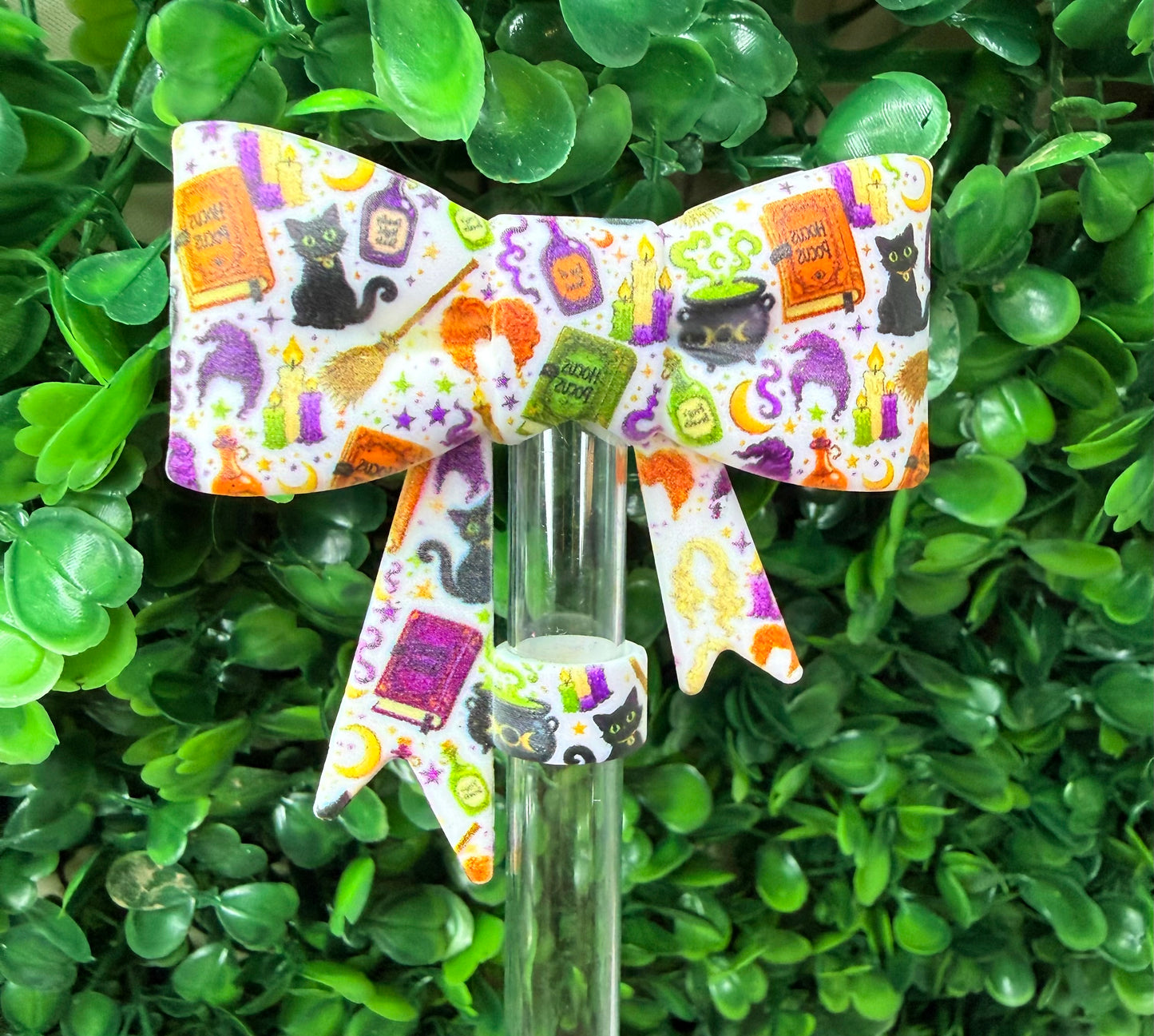 Witching Hour strawtopper bow •Exclusive•
