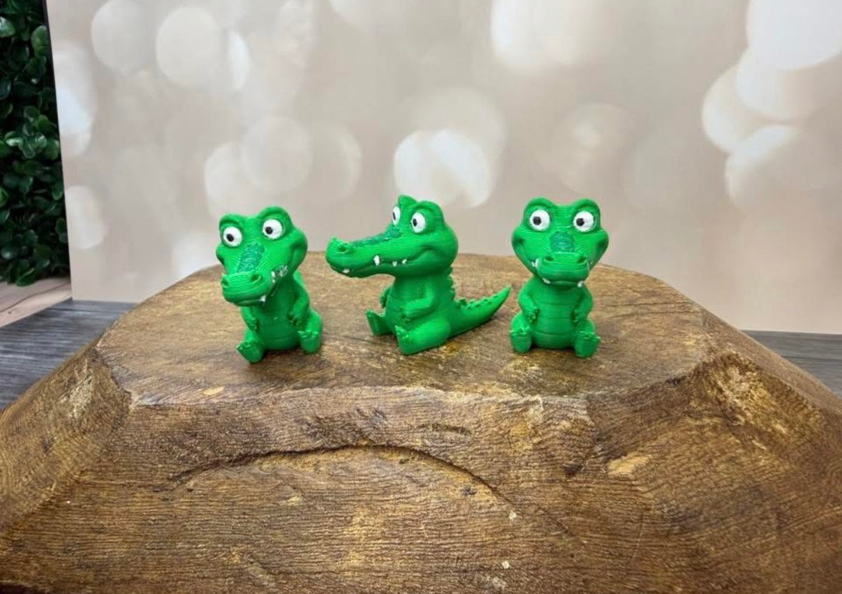 3D printed Ali the alligator focal (not silicone)