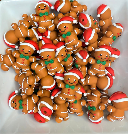 3D Gingerbread with bow tie Focal