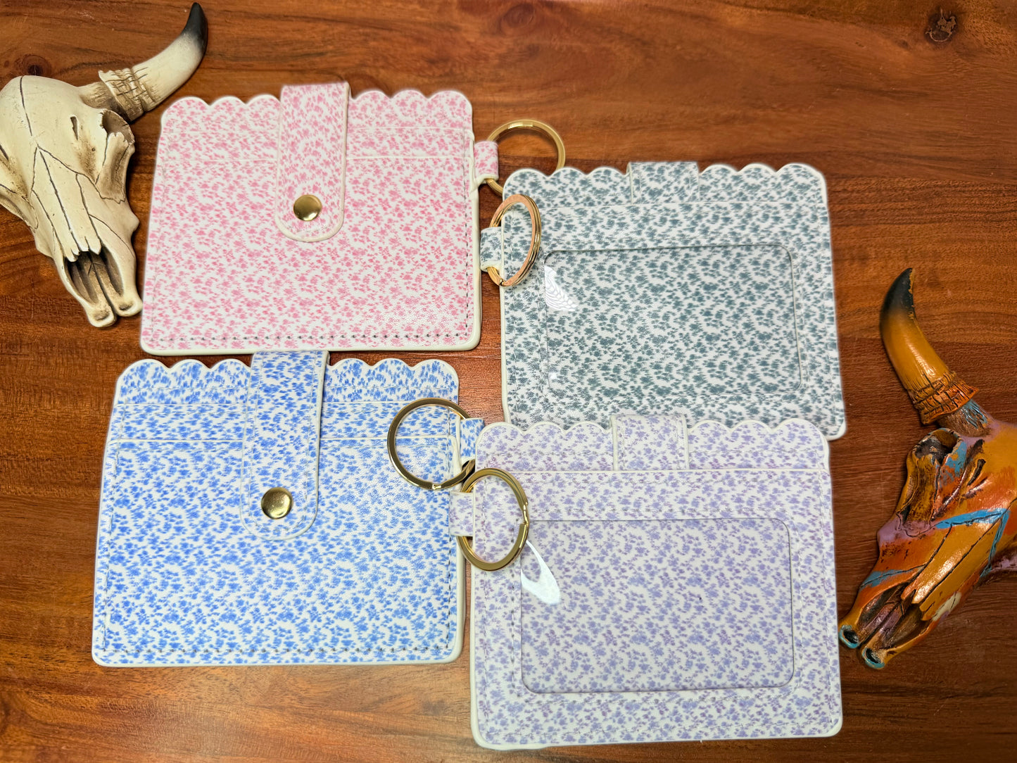 Floral wallets -Exclusive print
