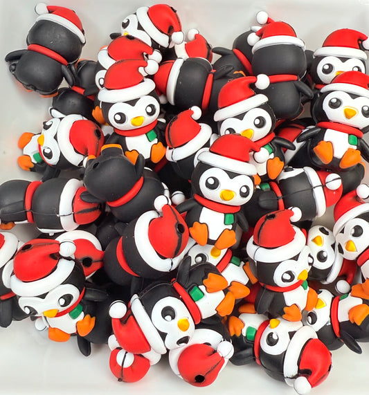 3D Christmas Penguin Focal