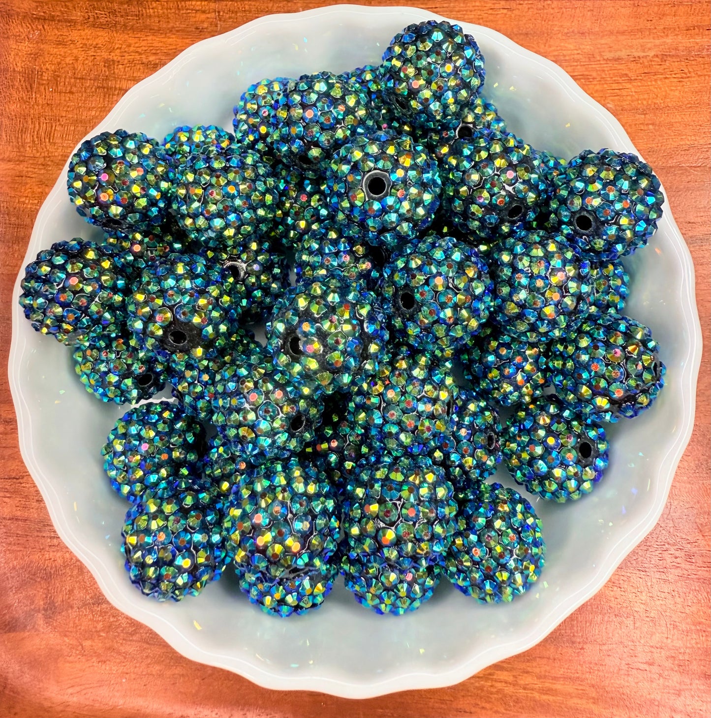 20mm Sparkle Midnight Mermaid acrylic bead