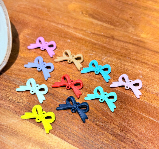 Mini bow charms