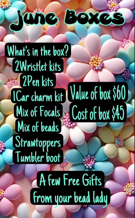 JUNE box kits - No discount codes -ships in 4-5 business days