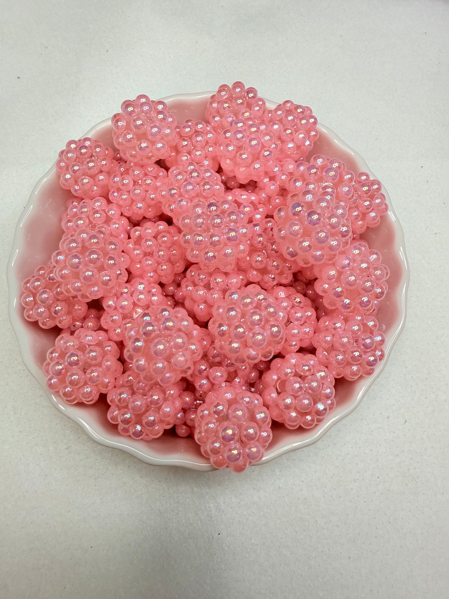 20mm Bubble acrylic beads (pack of 5)