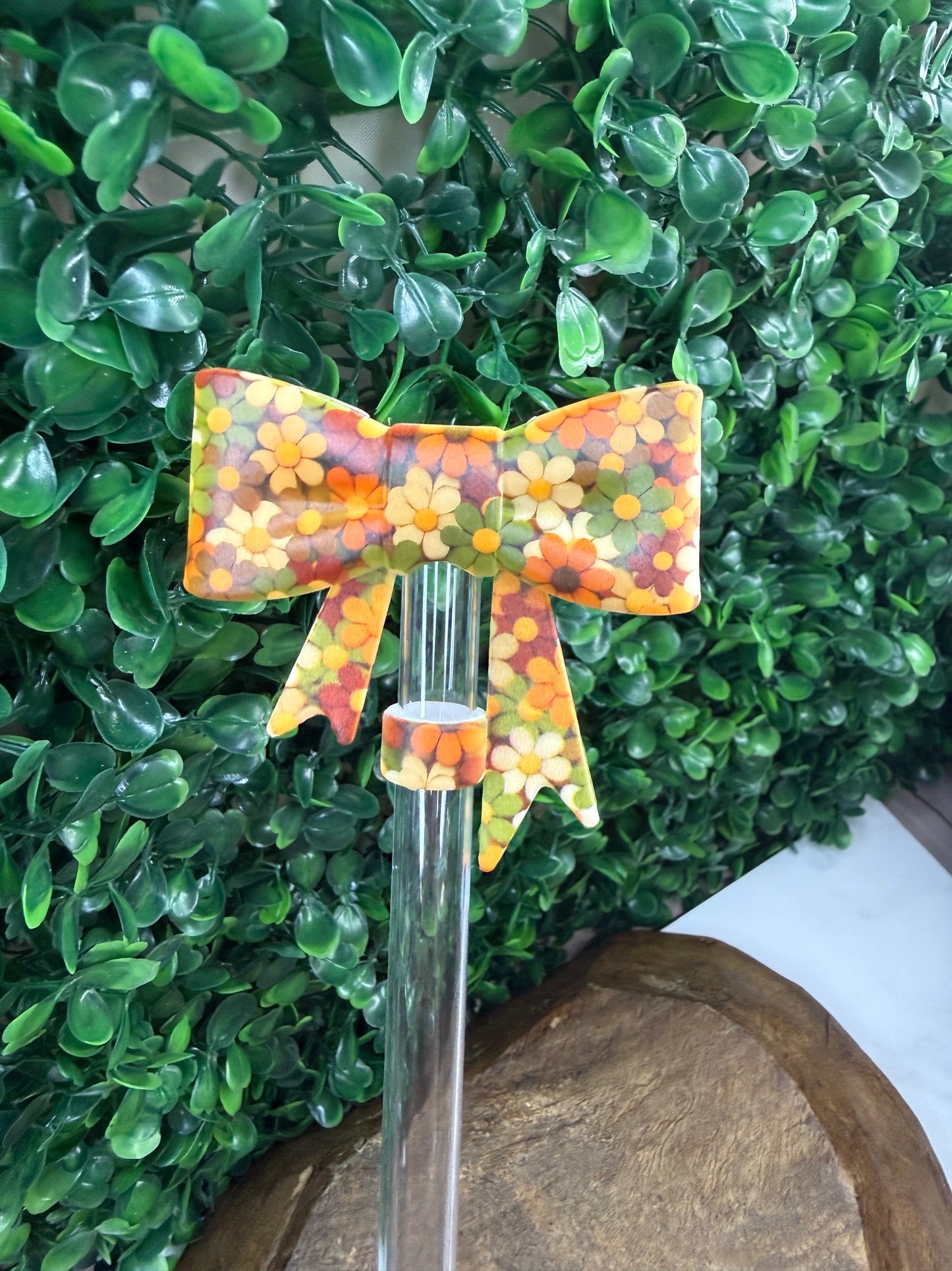 Fall Petals Strawtopper bow •Exclusive•