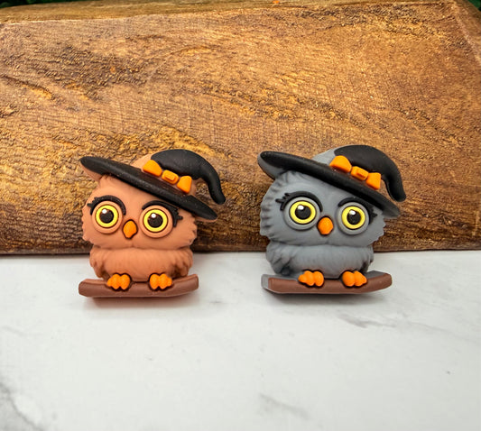 Hoot the owl with witch hat Focal