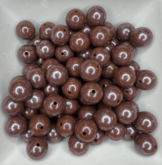 15mm Opal coffee brown bead