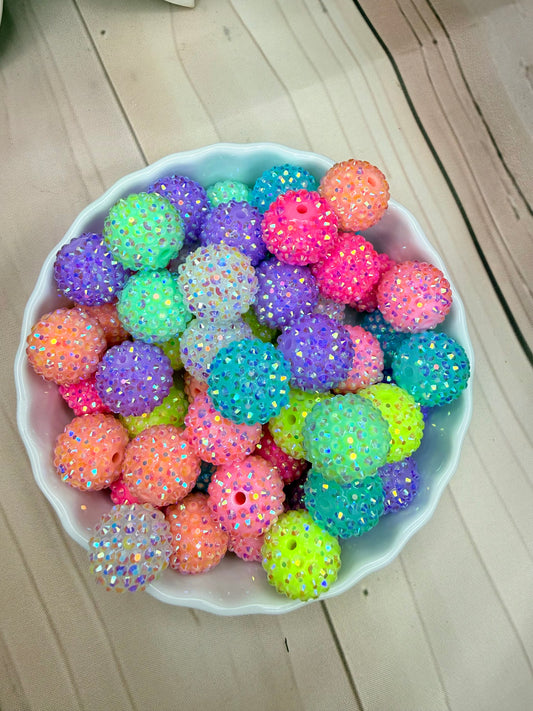 20mm Summer acrylic mix of 5