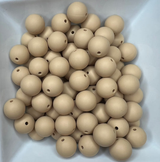 15mm Hyde tan bead