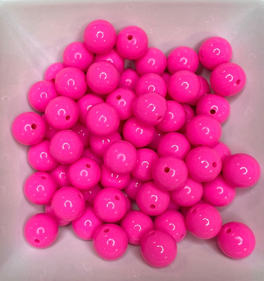 15mm Liquid Pink bead