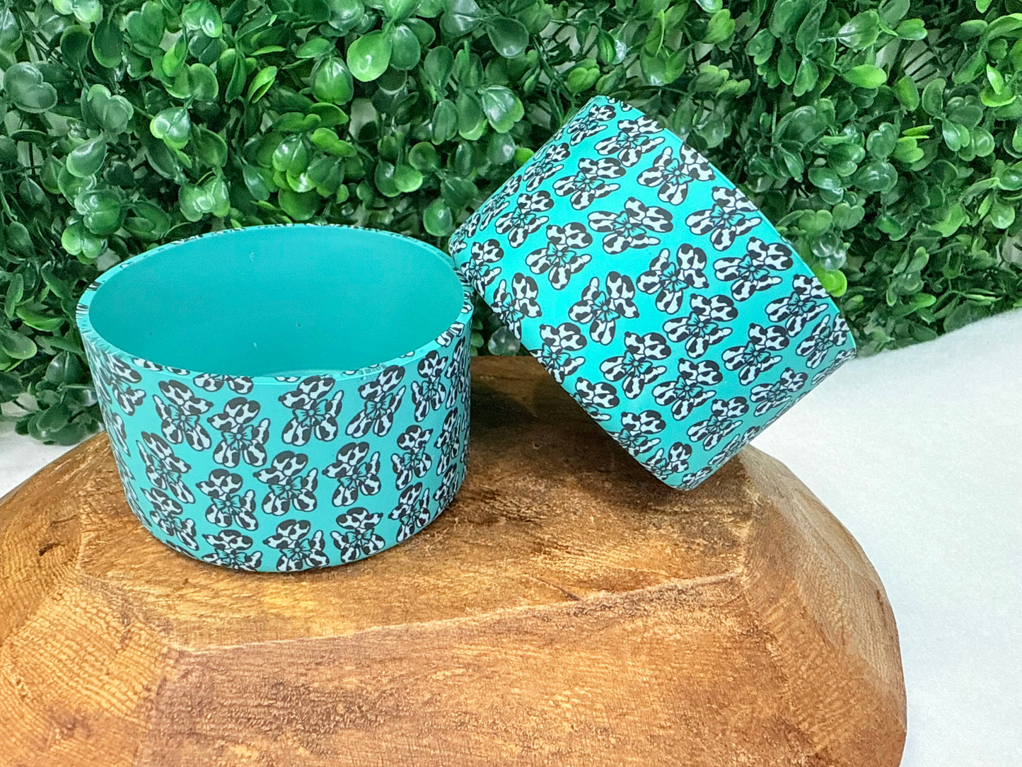 Teal Balloon Dog tumbler boot •Exclusive•