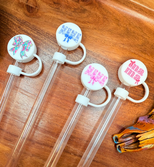 Printed strawtoppers (4 styles)