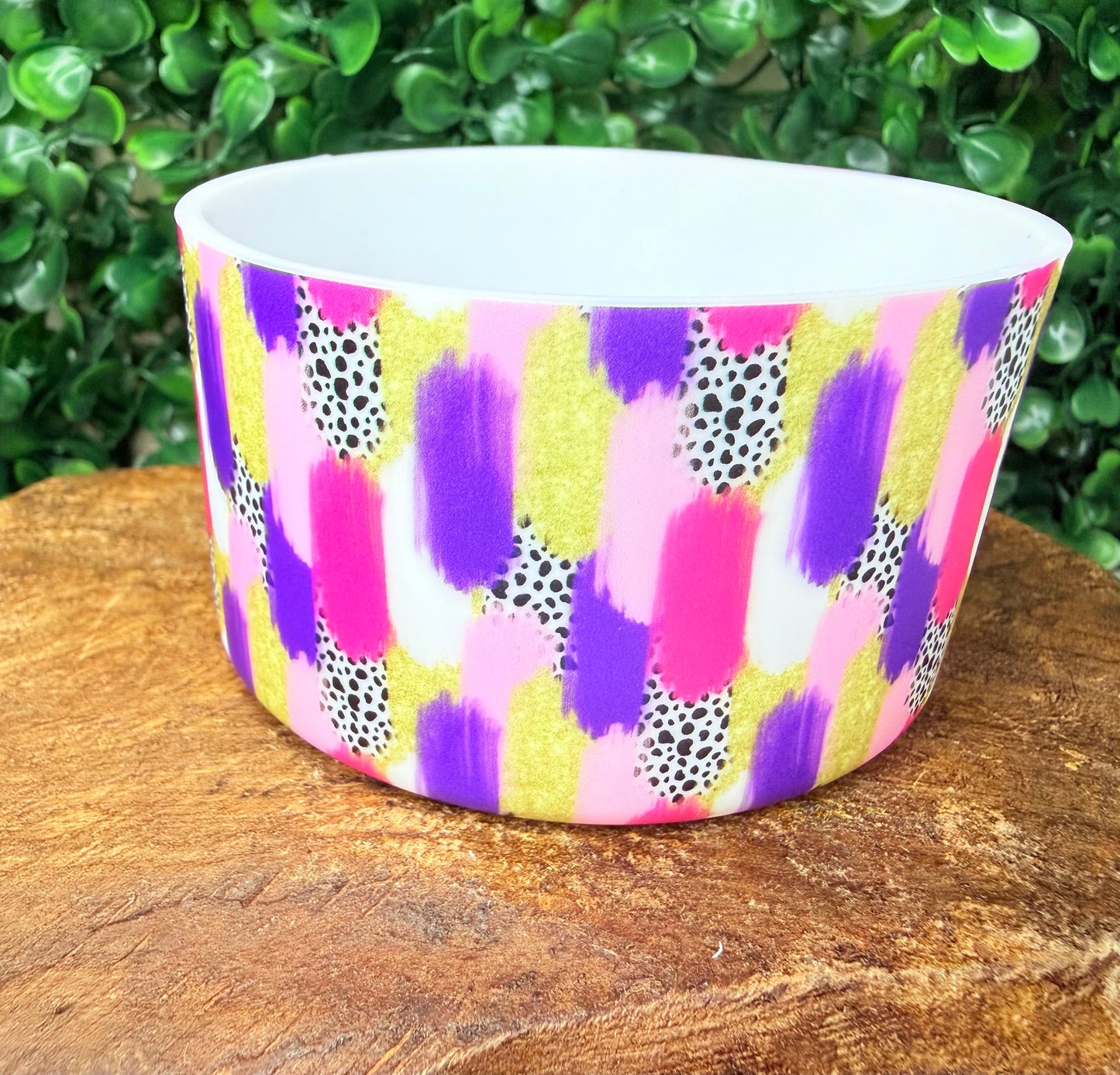 Purple brushstroke tumbler boot •Exclusive•