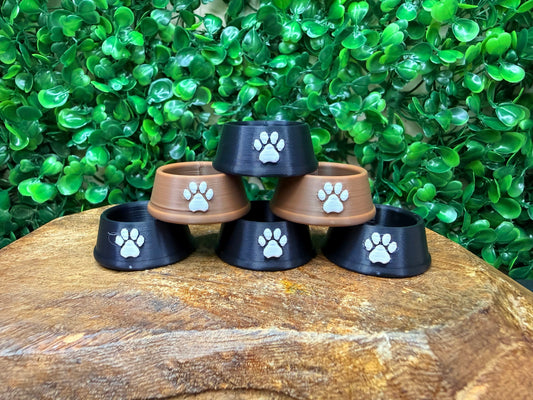 3D printed dog bowl (not silicone) Focal - (Turn around time is 3-6 business days)