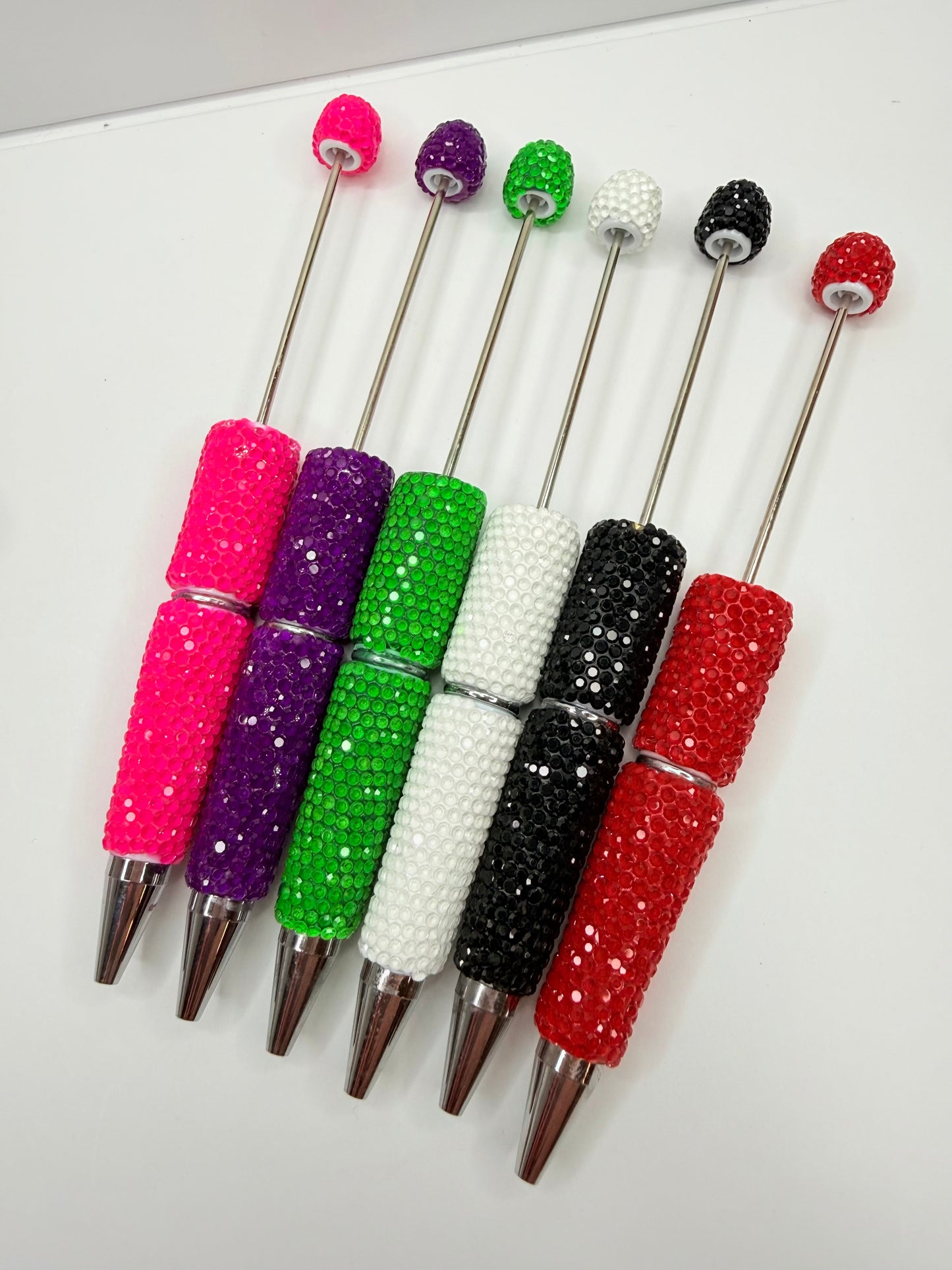 Bling rhinestone beadable pens (6 colors)