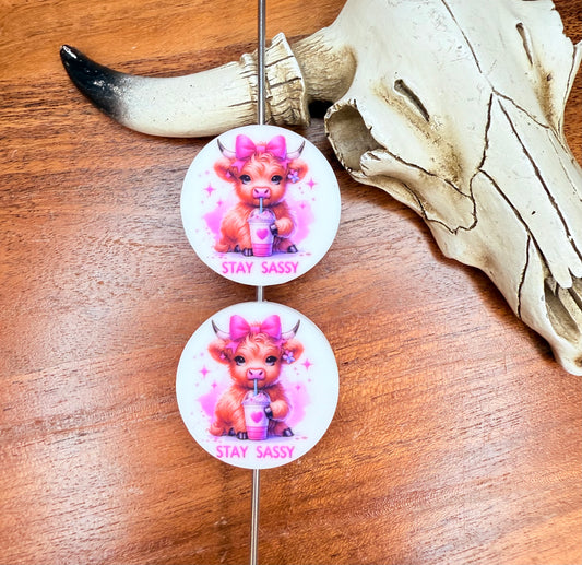 Stay Sassy Cow Focal