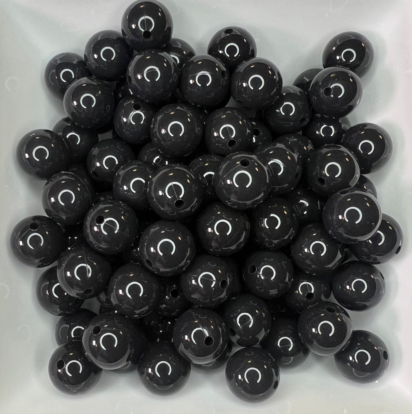 15mm Black Liquid bead