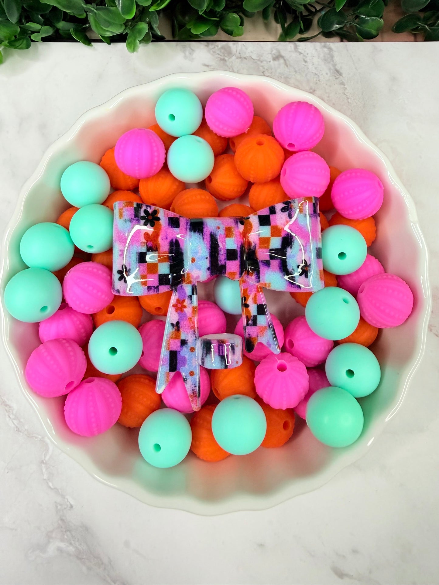 Liquid Daisy Waterbrush strawtopper bow •Exclusive•