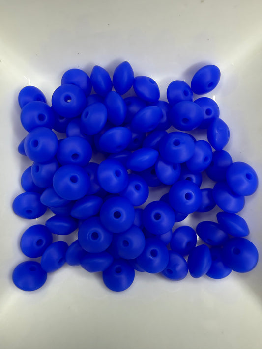 12mm Classic blue lentils (pack of 5)