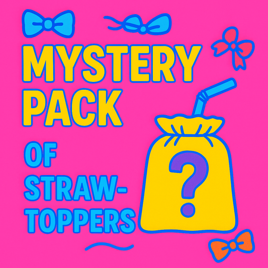 Mystery pack of strawtoppers -pack of 5 plus an extra for free