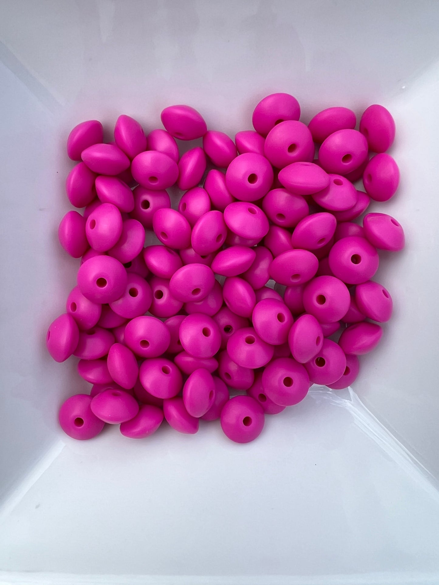 12mm Fuchsia Lentil